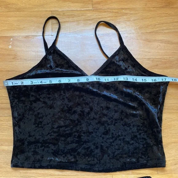 Popular 21 Black Velvet Pajama Set - Picture 9 of 12